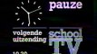 SchoolTV - pauze klok en aankondiging Pim Juffermans -in zwart-wit- (29-3-1982)