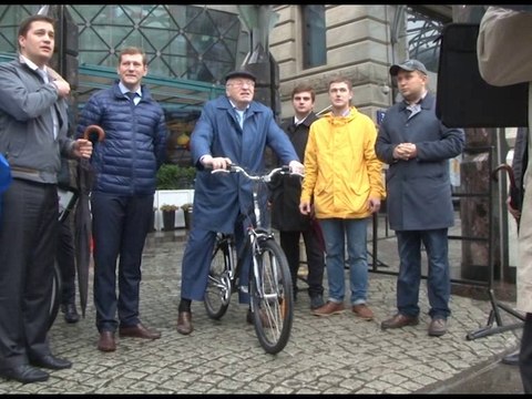 На велосипеде на работу!