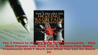 Download  The 3 Pillars to Healing Back Pain Permanently  Why Most Popular Low Back Pain  Sciatica Ebook