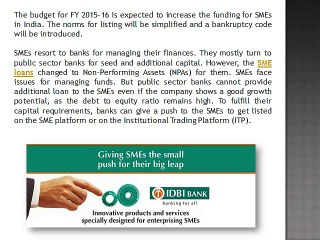 Funding for SMEs to be Simplified