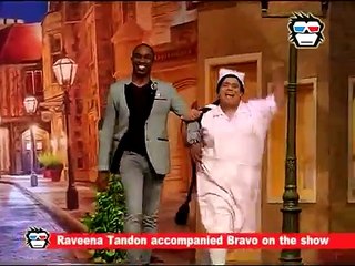 WATCH_ Dwayne Bravo enjoys massage on The Kapil Sharma Show; Sunil Grover does Magic on Br