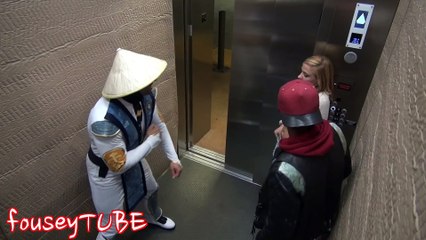 MORTAL KOMBAT ELEVATOR PRANK 2!
