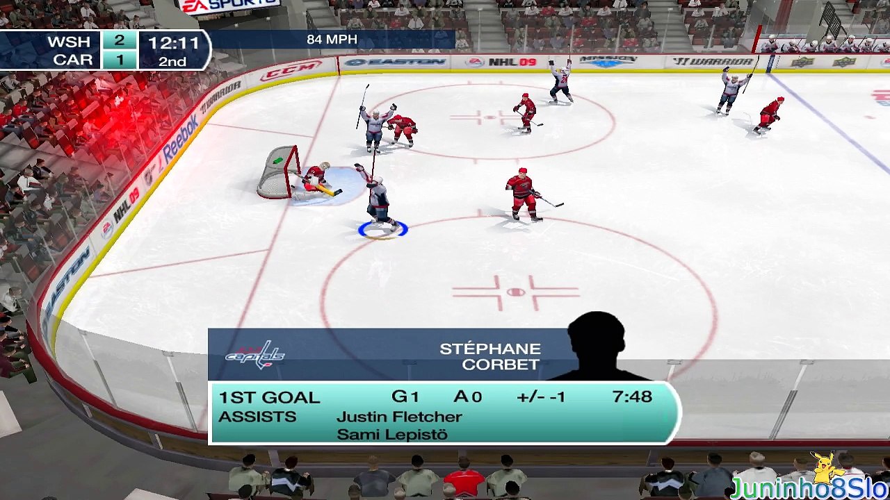 NHL 09-Dynasty mode-Carolina Hurricanes vs Washington Capitals-Game 15