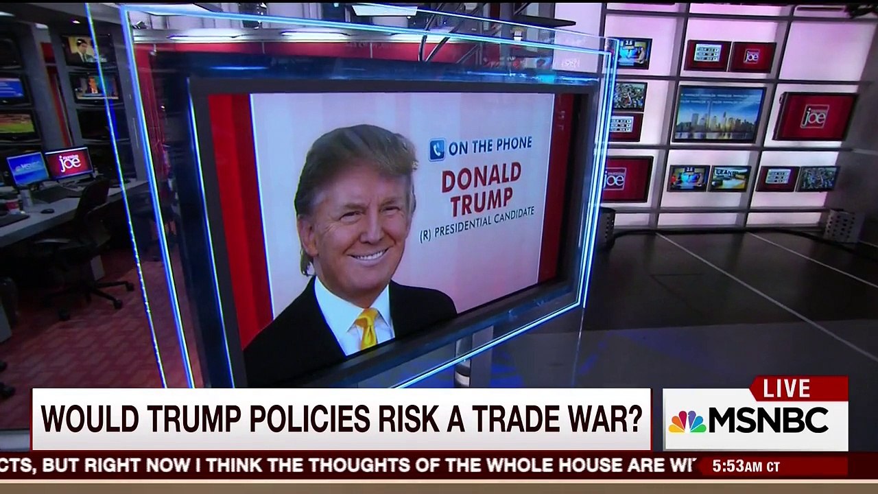 Donald Trump Hilariously Interrupts Joe Scarborough's 'Clever' Pro-Trump Comedy Bit