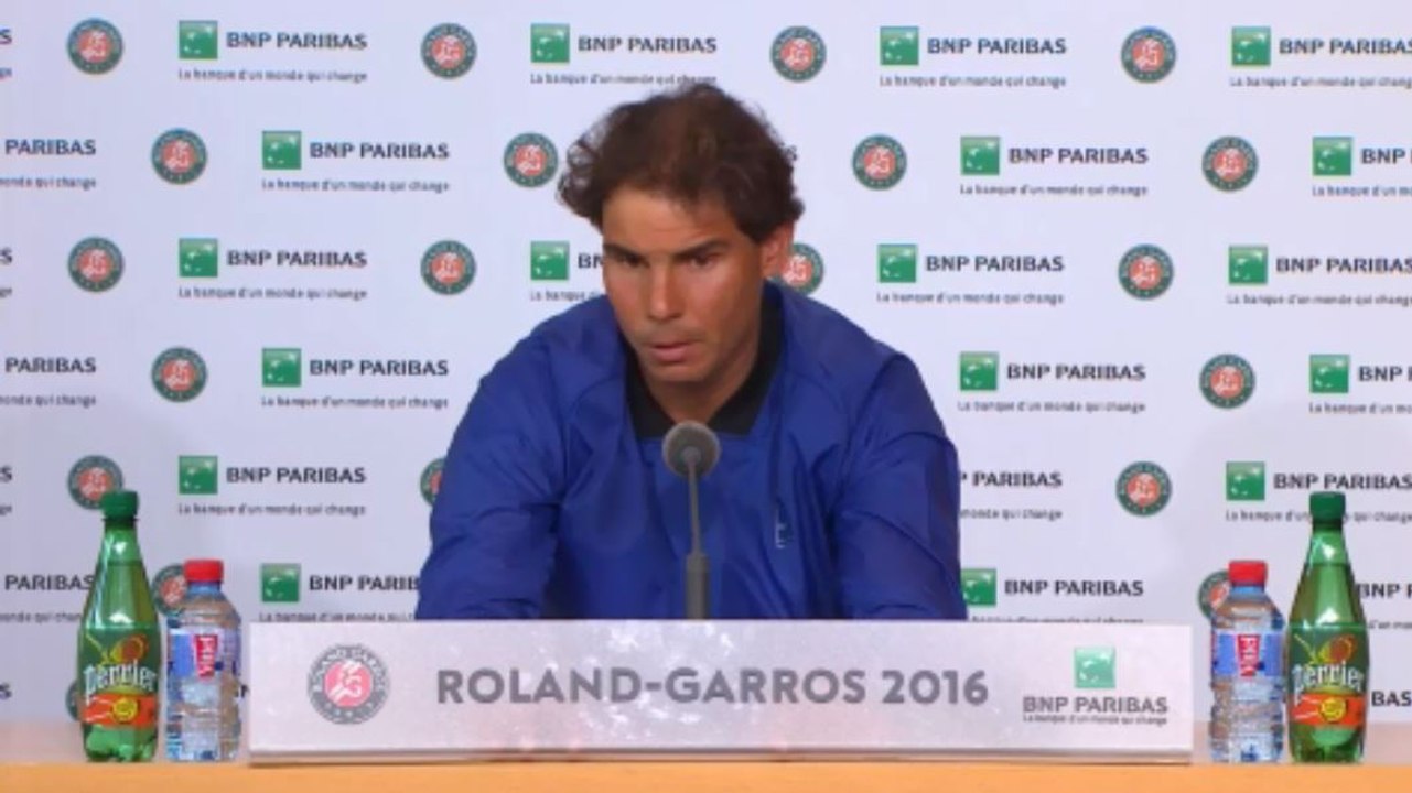 Rafael Nadal Pre-tournament press conference / Roland Garros 2016