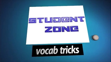 vocabulary tricks by student zone class 1 for ssc dsssb kvs upsc upssc etc