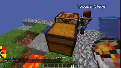 Minecraft Games - Sharky _ Scuba Steve - BUILDING OUR SKYBLOCK HOUSE!!