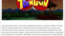 Toontown Infinite is closing... again!