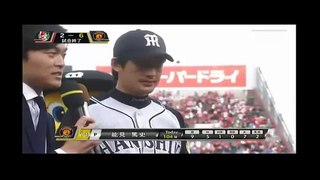 2016/4/24 阪神タイガース 対広島　能見篤史投手　ヒーローインタビュー