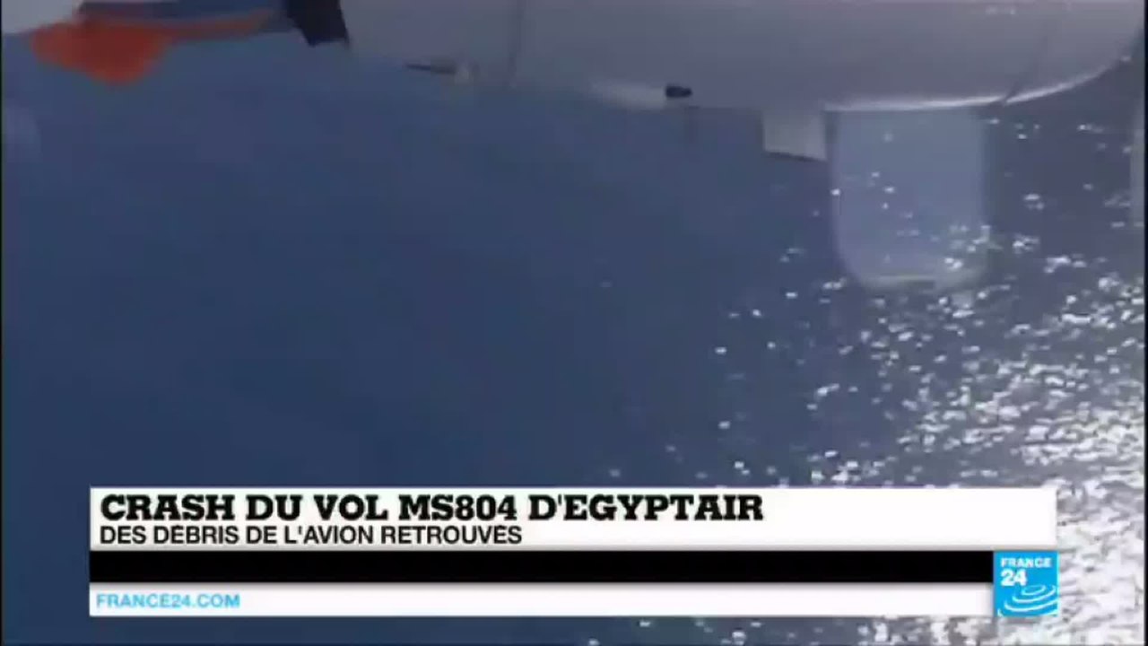 Crash du vol MS804 d'Egyptair - Des débris de l'avion vraiment retrouvés