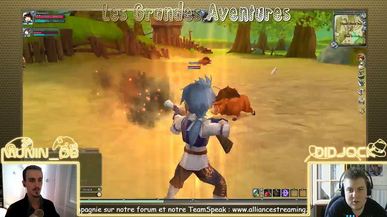 Les Grandes Aventures de Munin et Didjock sur Florensia à partir de 16h10