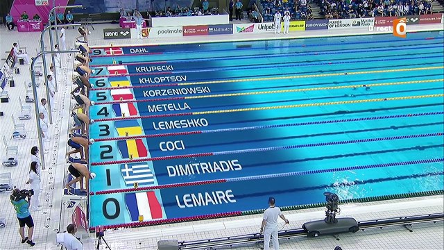 séries 100m papillon H - ChE 2016 natation (Metella, Lemaire)