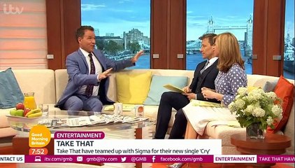 Sigma and Take That #Cry @ Good Morning Britain