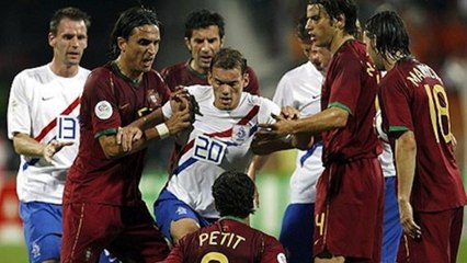 Most bookings in a single match (4 Red Cards And 16 Yellow Cards)