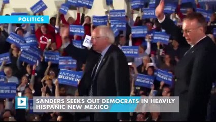 Sanders seeks out Democrats in heavily Hispanic New Mexico