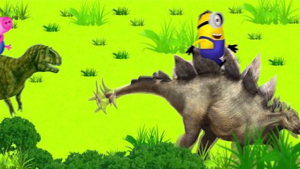 Minion and Peppa with Dinosaurs Jurassic Park adventure full of fun