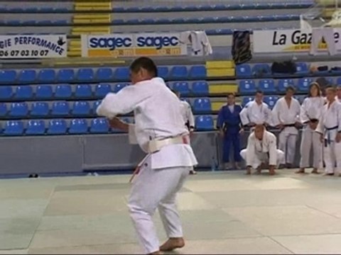 JUDO Seoi nage deplacement lateral par H. Katanishi