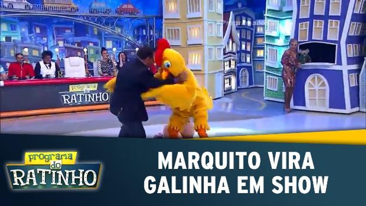 Marquito vira galinha em apresentação