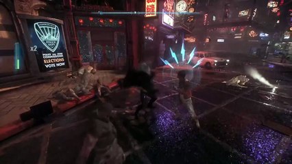 Batman: Arkham Knight - 1989 Batmoblie & Keaton Skin (Free Roam Gameplay)