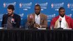 LeBron, Kyrie & Love Postgame Interview - Part 1 - Raptors vs Cavaliers - Game 2 - 2016 NBA Playoffs