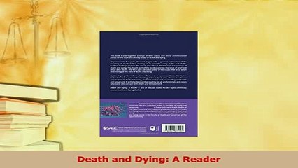 Download  Death and Dying A Reader  EBook