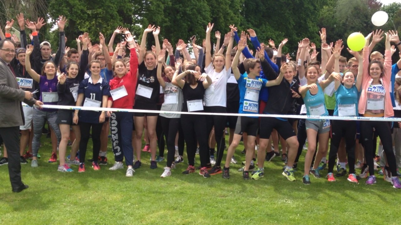 200 élèves courent contre la faim