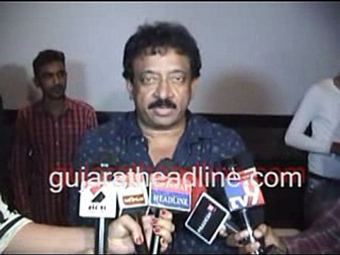 Veerappan film promotion by director Ram Gopal Varma in Ahmedabad