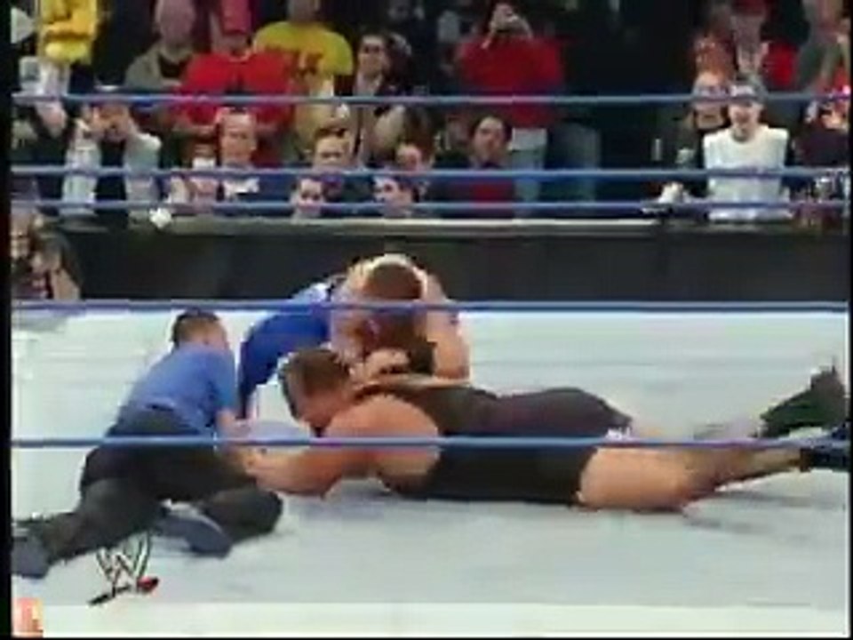 Brock Lesnar interrupts & tries to save Chris Benoit from Big Show-2016