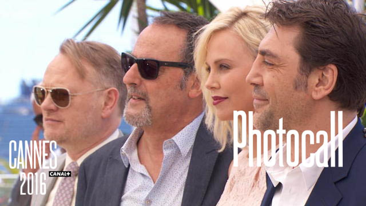Sean Penn, Charlize Theron,  Javier Bardem, Adèle Exarchopoulos (THE LAST FACE) - Photocall Officiel - Cannes 2016 CANAL+