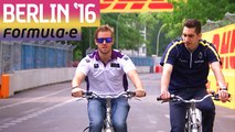 Sebastien Buemi & Sam Bird Berlin Street Circuit Recce - Formula E