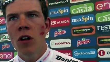 Giro 2016 - Bob Jungels : "Deuxième au Général, leader du maillot blanc, je pense qu'il y a pire"