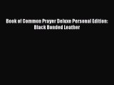 Read Book of Common Prayer Deluxe Personal Edition: Black Bonded Leather Ebook Free