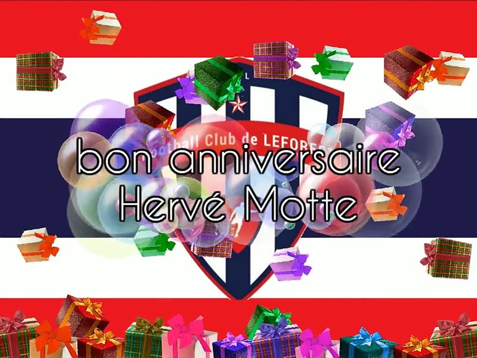 Montage Vidéo anniv' Hervé Motte