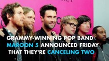 Maroon 5 cancels North Carolina tour stops over state's 'bathroom bill'