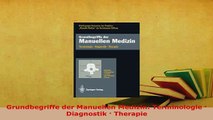 Read  Grundbegriffe der Manuellen Medizin Terminologie  Diagnostik  Therapie Ebook Free