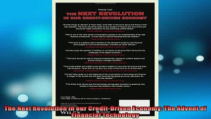 Free PDF Downlaod  The Next Revolution in our CreditDriven Economy The Advent of Financial Technology  BOOK ONLINE