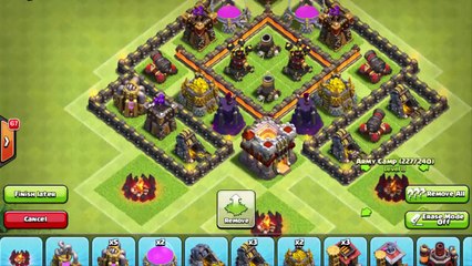 Clash Of Clans | New update 2016!  Th6 Farming base with 2 air defense | Th6 Trophy Base