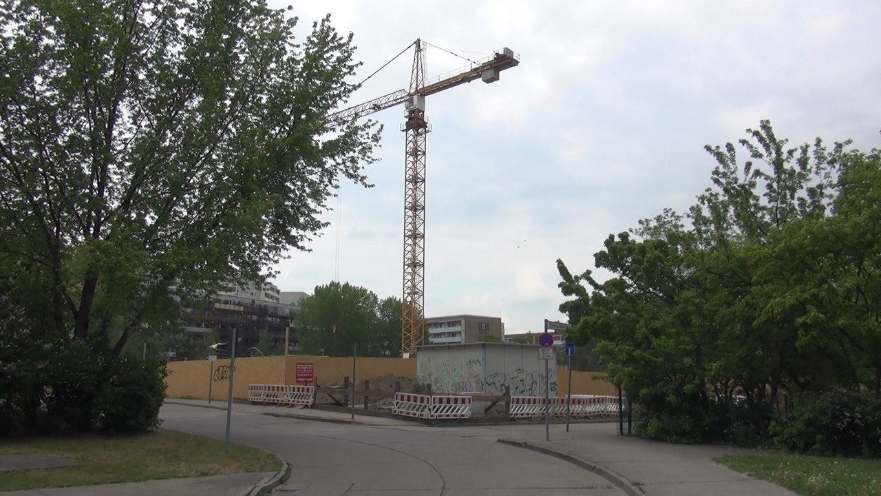 Es wird gebaut am Flüchtlingsheim