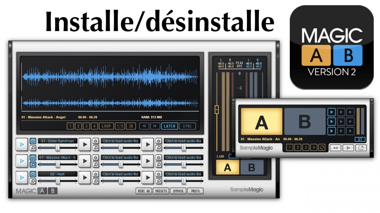 SampleMagic MagicAB - Installe/désinstalle