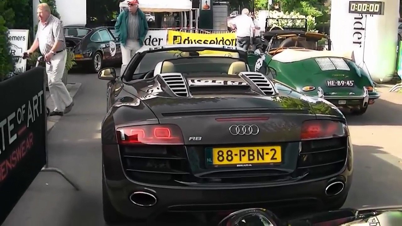 Audi R8 V10 Spyder Loud  Revving & Acceleration Sound