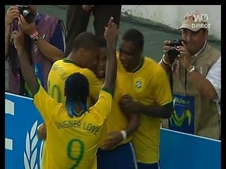 2é but de robinho bresil - chilie