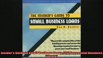 READ PDF DOWNLOAD   Insiders Guide to Small Business Loans PSI Successful Business Library READ ONLINE