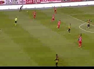 AEK vs Panionios 0-0 Aravidis miss goal 20-05-2016 HD