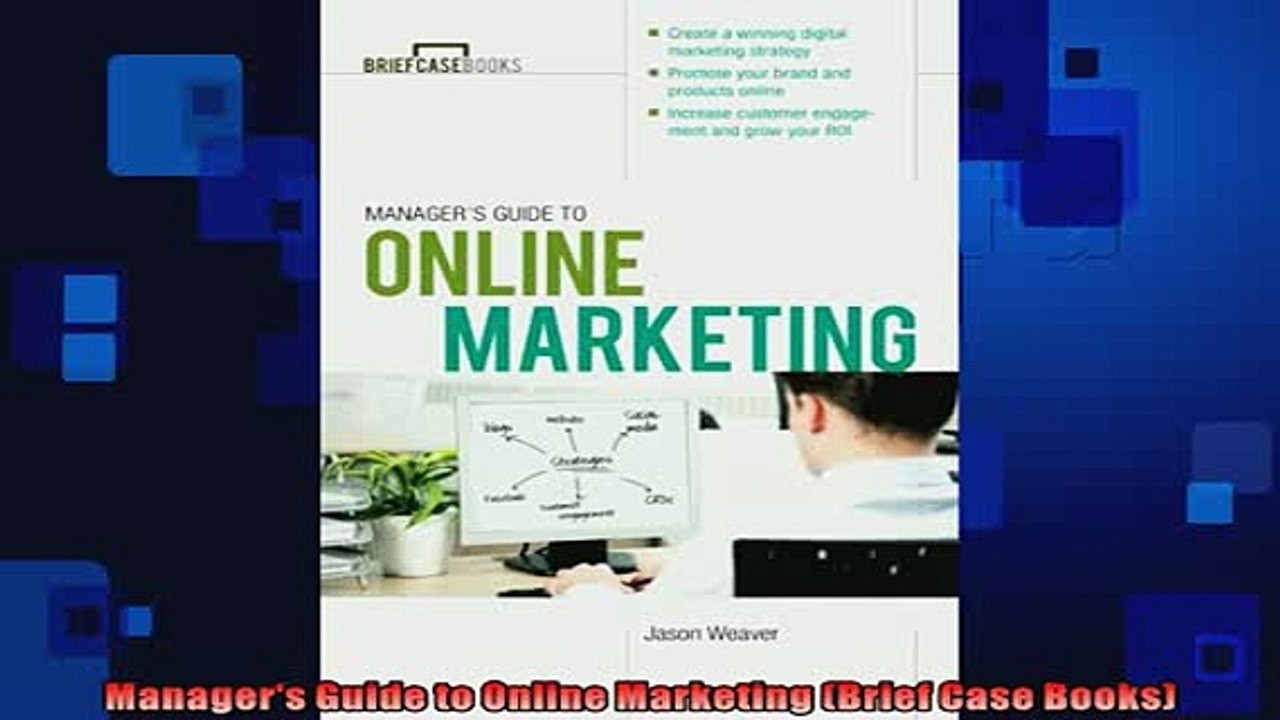 Free PDF Downlaod  Managers Guide to Online Marketing Brief Case Books  BOOK ONLINE