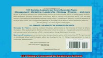 FREE DOWNLOAD  101 Things I Learned in Business School  DOWNLOAD ONLINE