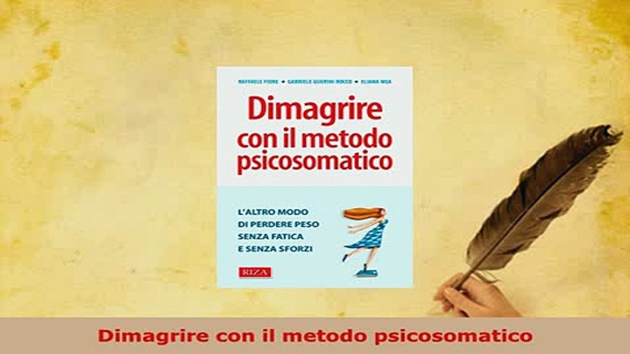 Download  Dimagrire con il metodo psicosomatico  EBook