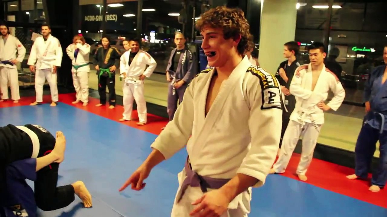 Alan Belcher MMA Club BJJ Class Punk'd by Alex Vamos