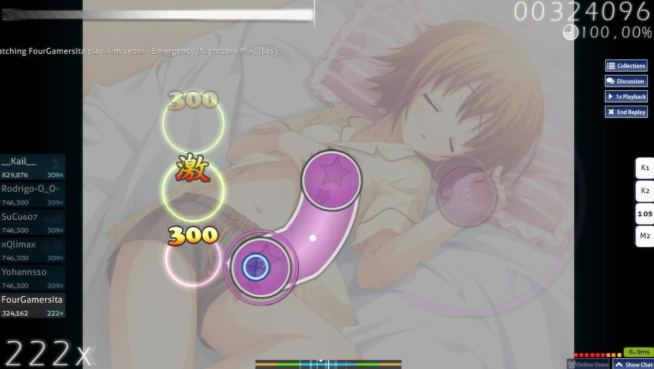 Kim Leoni - Emergency (Nightcore Mix) Osu