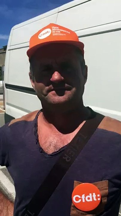 Marc - Caravane orange Cfdt du Var -- La Londe le 20 mai 2016