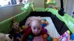 Babysitting dog turns this baby s crib into a ball pit